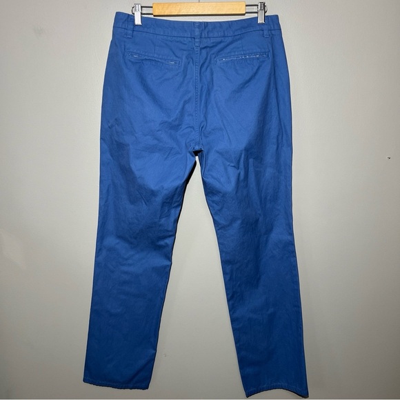 Bonobos Pants Mens 33x32 Blue Straight Fit Chinos Preppy Casual - Picture 4 of 11